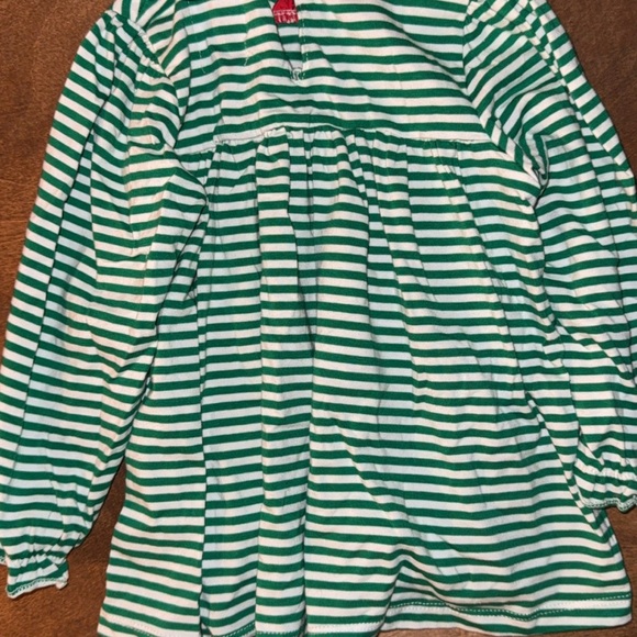 Striped Green and Red Holiday Outfit - Picture 3 of 5